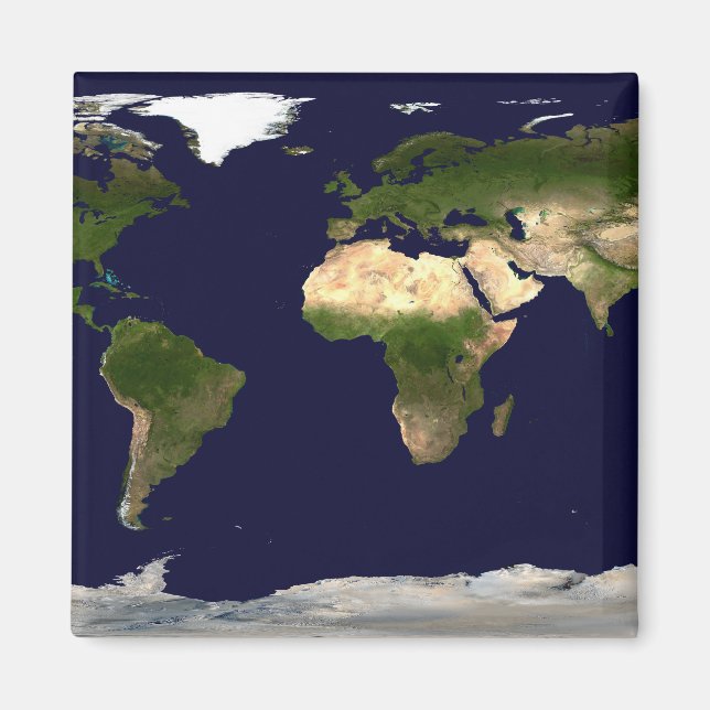 Íman Superfície da Terra, Água Profunda e Topogra Sombr (Frente)