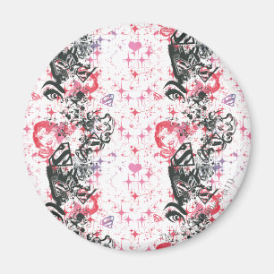 Íman Supergirl Collage Pattern