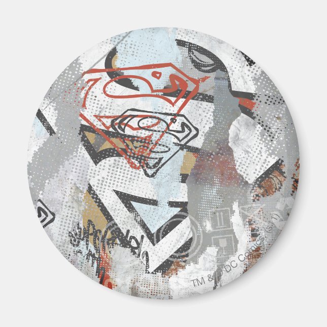 Íman Supergirl Comic Capers Padrão 1 (Frente)