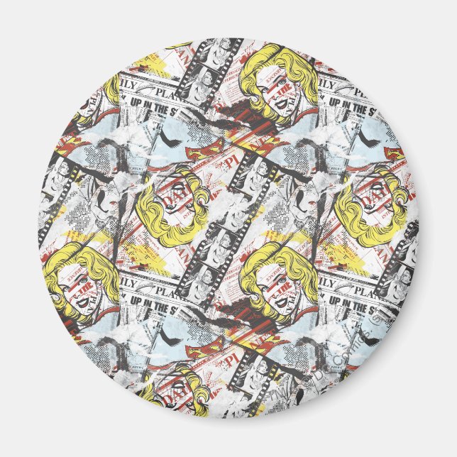 Íman Supergirl Comic Capers Padrão 2 (Frente)