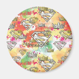 Íman Supergirl Crown Pattern