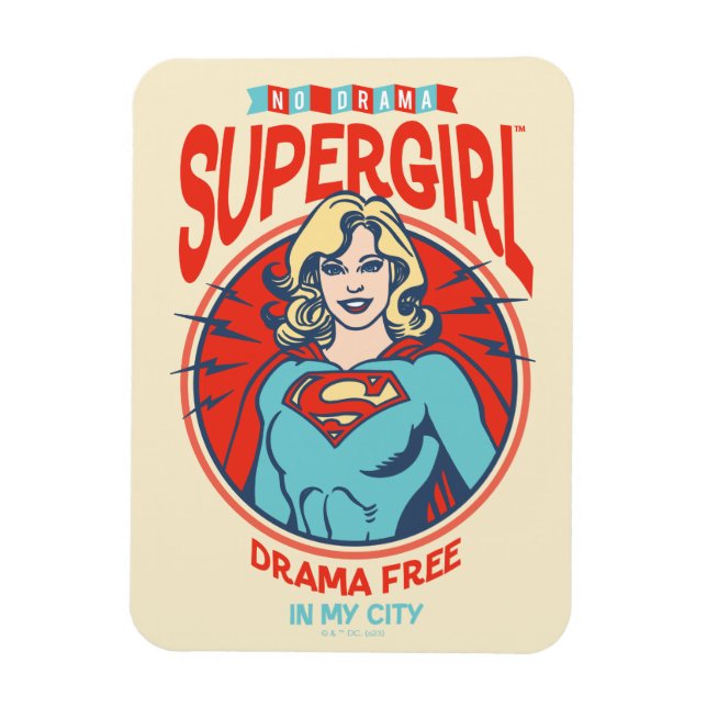 Íman Supergirl Drama Livre Em Minha Cidade (Vertical)