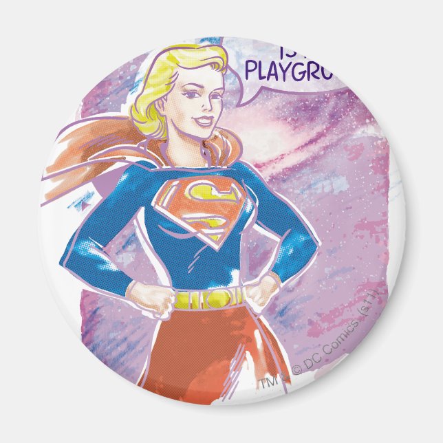 Íman Supergirl Galaxy (Frente)