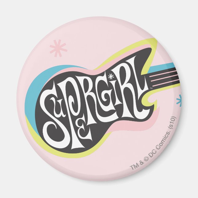 Íman Supergirl Guitar (Frente)