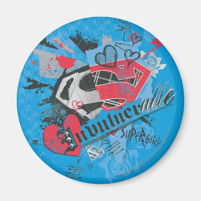 Íman Supergirl Invulnerable (Frente)