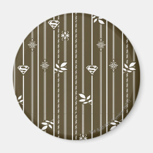 Íman Supergirl Leaf Pattern Brown