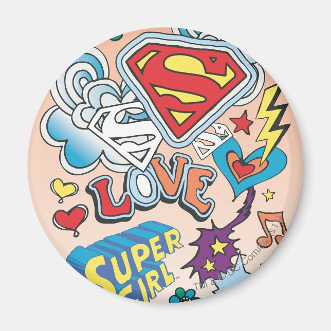 Íman Supergirl Love (Frente)