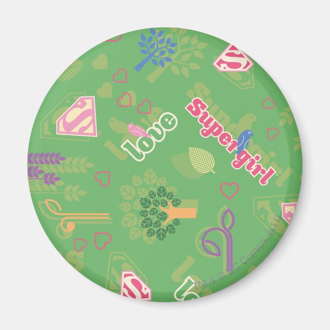 Íman Supergirl Love Pattern (Frente)
