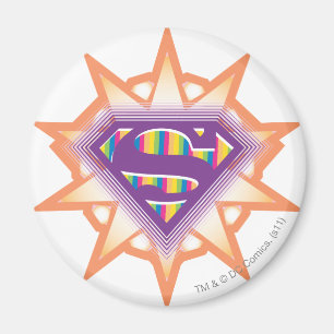 Íman Supergirl Orange Starburst