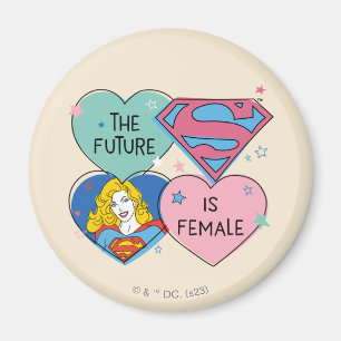 Íman Supergirl Out Of This World Retro Graphic
