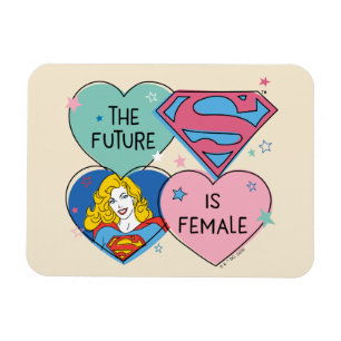 Íman Supergirl Out Of This World Retro Graphic