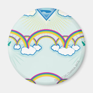 Íman Supergirl Rainbow Pattern