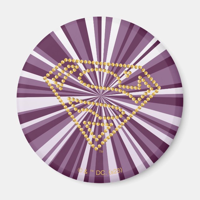 Íman Supergirl Studed S-Shield (Frente)