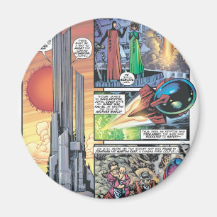 Íman Superman Comic Panel - Origens de Clark