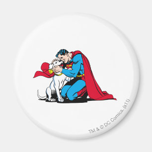 Íman Superman e Krypto