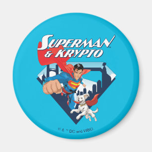 Íman Superman & Krypto Soar