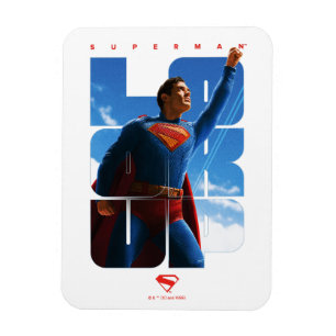 Íman Superman Procure Pose