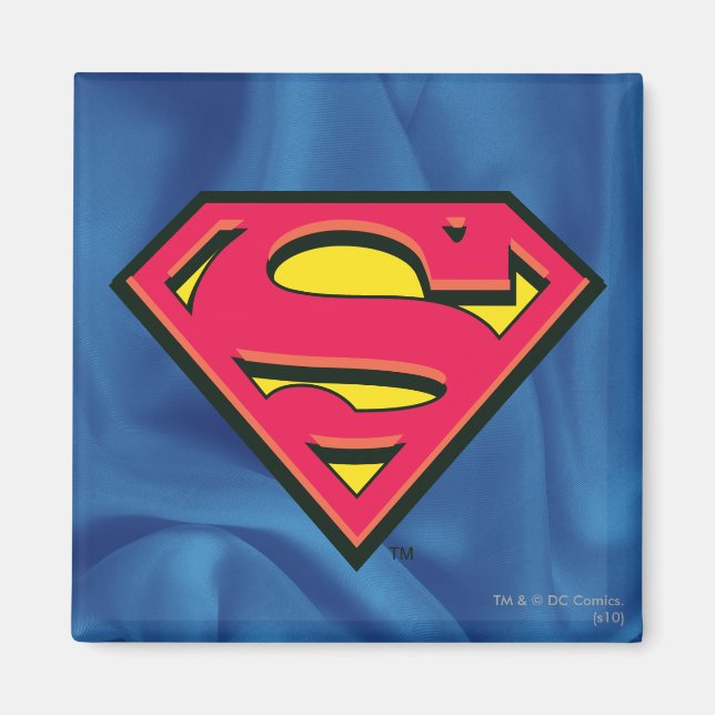 Íman Superman S-Shield | Logotipo clássico (Frente)