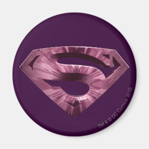 Íman Superman S-Shield Pink Star Burst Logo