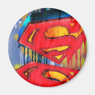Íman Superman Stylized Urban Spraypaint Logo