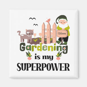 Íman Superpotência de jardinagem, jardineiro-cúmulo