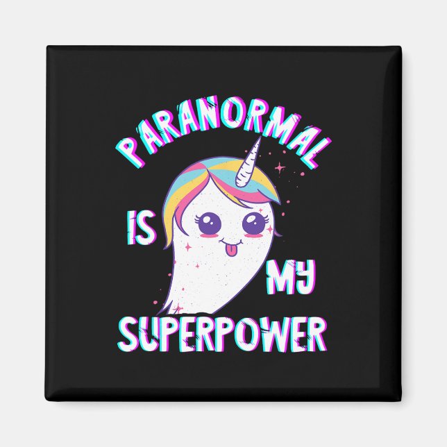 Íman Superpotência Paranormal Fantasma Caça ao Fantasma (Frente)