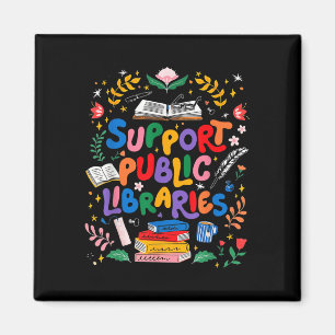 Íman Suportar Bibliotecas Públicas Bookworm Leitura Liv