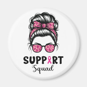 Íman Suportar Cancer da Mama do Guerreiro Rosa-Rosa-Tro