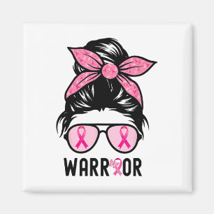 Íman Suportar Cancer da Mama do Guerreiro Rosa-Rosa-Tro