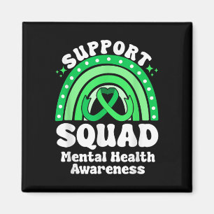 Íman Suportar Faixa Verde de Sensibilização Mental Esqu