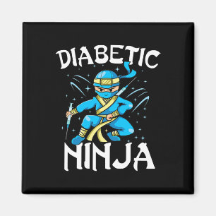 Íman Suportar T1D Diabetes Ninja Tipo 1 Diabetes Awaren