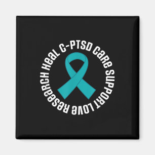 Íman Suporte à faixa de sensibilização C-ptsd mês