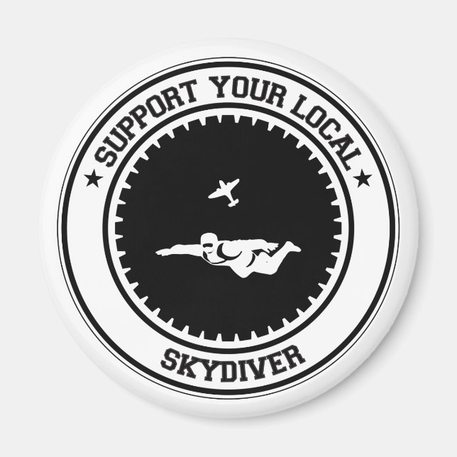 Íman Suporte ao Skydiver local (Frente)