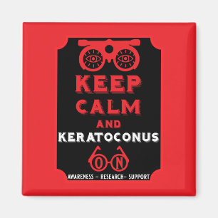 Íman Suporte E Consciência De Keratoconus