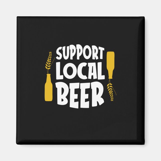Íman Suporte para cerveja local (Frente)