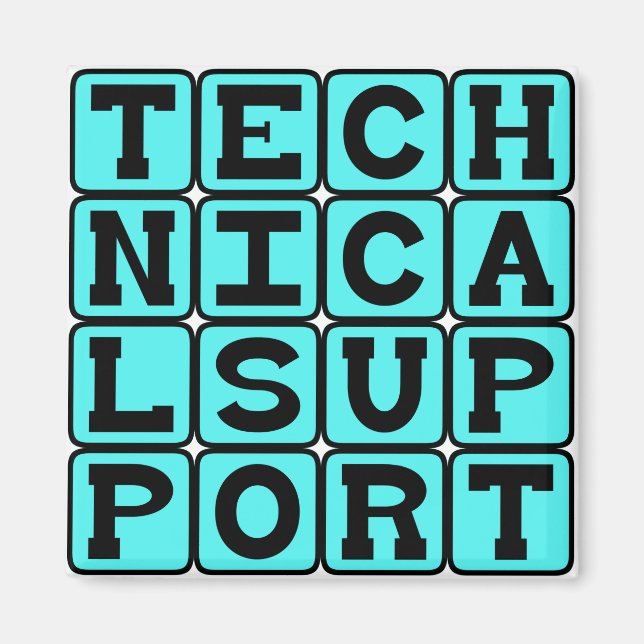 Íman Suporte Técnico, Bom Com Gadgets (Frente)