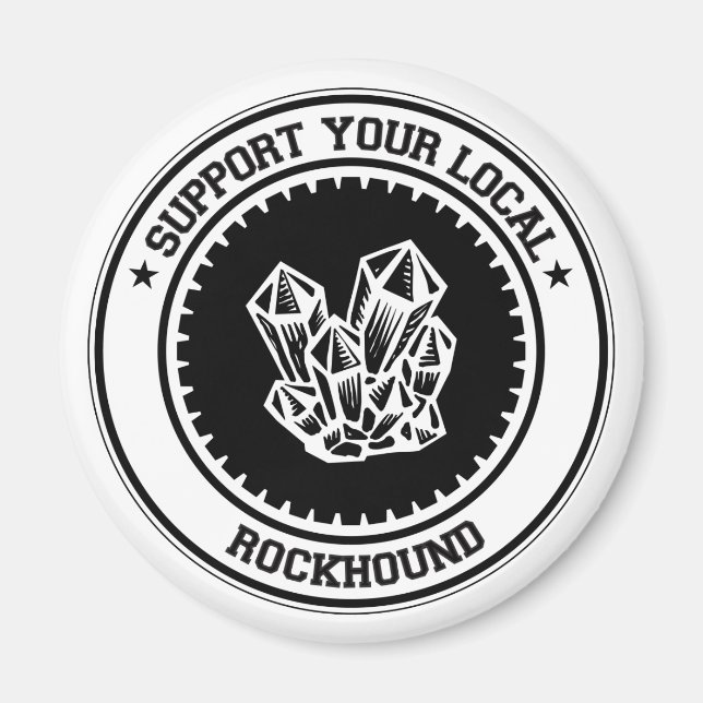 Íman Suportem o Rockhound local (Frente)