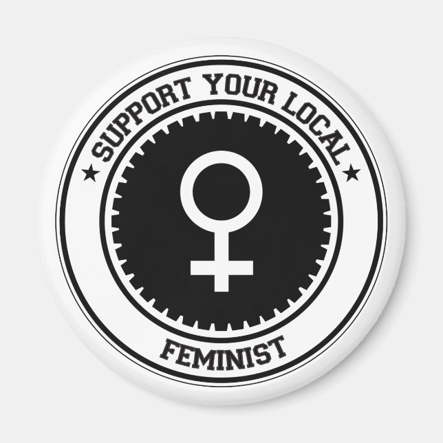 Íman Suportem Sua Feminista Local (Frente)