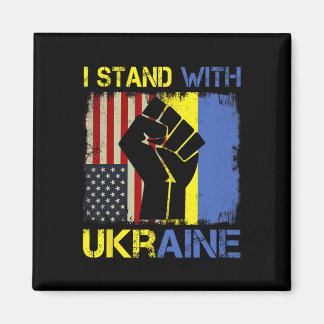 Íman Support Ukraine I Stand With Ukraine Ukrainian Fla