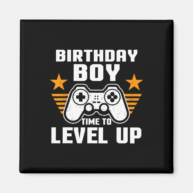 Íman Suprimentos de Jogos de Computador Mens Birthday B (Frente)