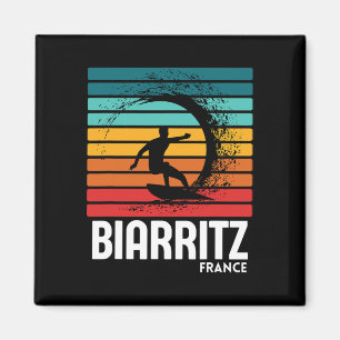 Íman Surf Biarritz França Praia Vintage Retro Surf M