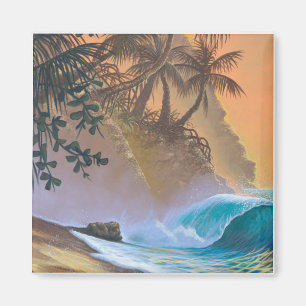 Íman Surf da praia da baía de Hanalei