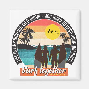 Íman Surf junto - Mantenha o equilíbrio