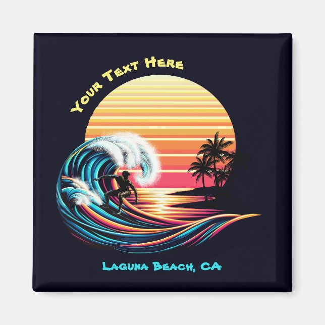 Íman Surfar no Sunset (Frente)