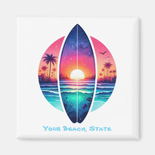 Íman Surfboard no Sunset