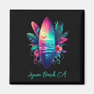 Íman Surfboard Tropical Beach-