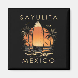 Íman Surfboarder Sayulita Mexico Beach Surfing Surfer V