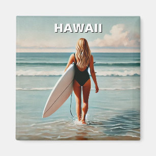 Íman Surfe de viagem no Havaí