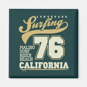 Íman Surfe em Longboard  Califórnia 76