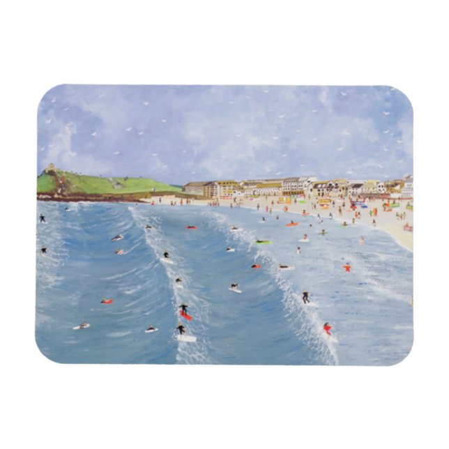 Íman Surfe em Porthmeor (Horizontal)